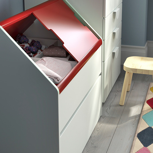 VITBJÖRN, storage unit with drawer 7 of 9 open dialog