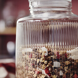 KÖSSEBÄR jar with lid