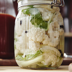 KÖSSEBÄR jar with lid