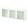 Select colour variation: White / Glassvik white-light green clear glass