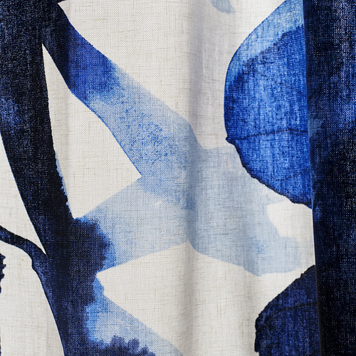 SKOGSNÄSSLA curtains, 1 pair