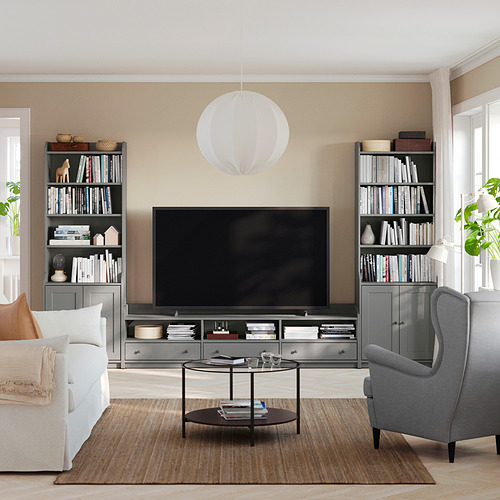 HAUGA, combinación para almacenaje/TV. 2 de 9 open dialog