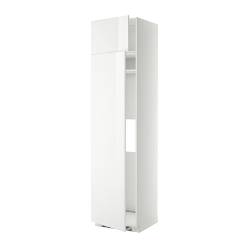 Mueble METOD blanco, moderno, de alto brillo, rectangular.