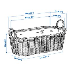 Measurement Illustration - FLODBJÖRK flower box