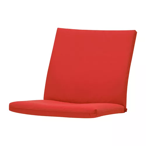 IKEA Santo Domingo POÄNG armchair cushion with low back, Vissle red
