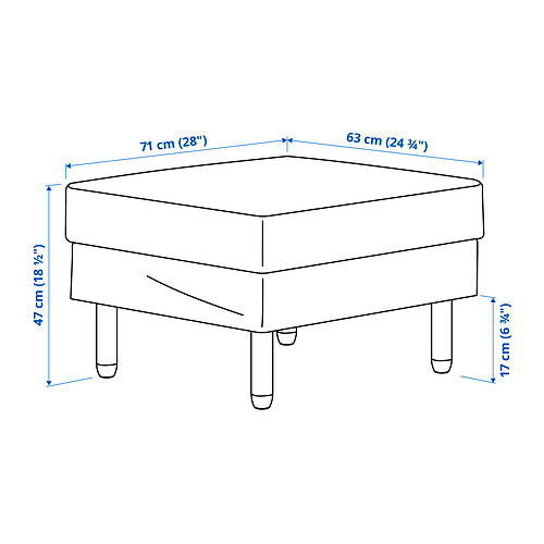 SALTSJÖBADEN, ottoman. 6 of 6 open dialog