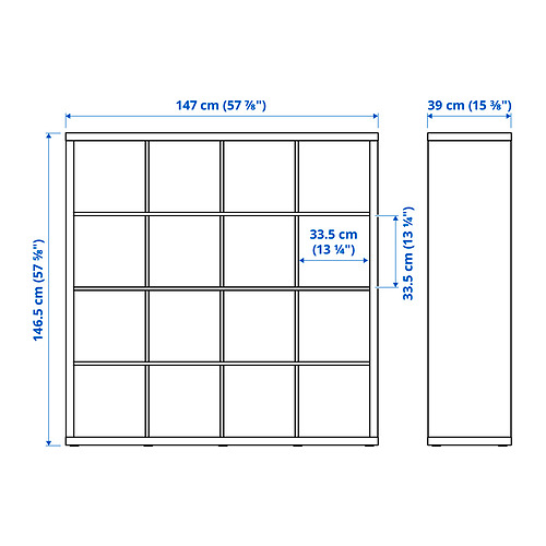 KALLAX, shelf unit with 4 inserts 4 of 4 open dialog