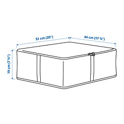 Measurement Illustration - HEMMAFIXARE storage case