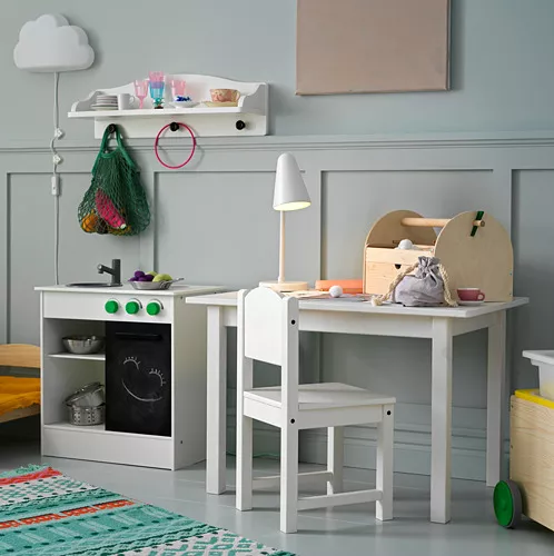IKEA Santo Domingo - SUNDVIK children's table, white, 29 7/8x19 5/8 