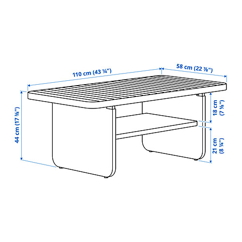VITTSKÄR, 4-seat conversation set outdoor. 6 of 6 open dialog
