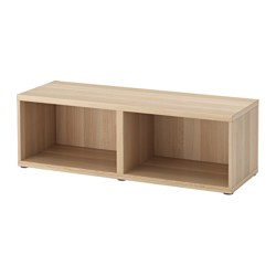 BESTÅ, estructura, Efecto de roble teñido en blanco