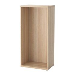 BESTÅ, estructura, Efecto de roble teñido en blanco
