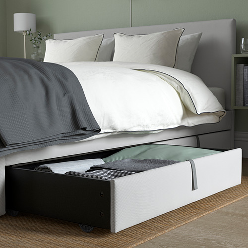 GLADSTAD, cama tapizada+4 cajas almacenaje 6 de 11 open dialog