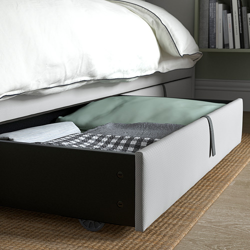 GLADSTAD, cama tapizada+4 cajas almacenaje 7 de 11 open dialog