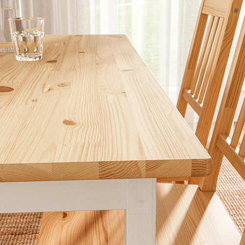 Measurement Illustration - PINNTORP/PERJOHAN table with 2 chairs and bench