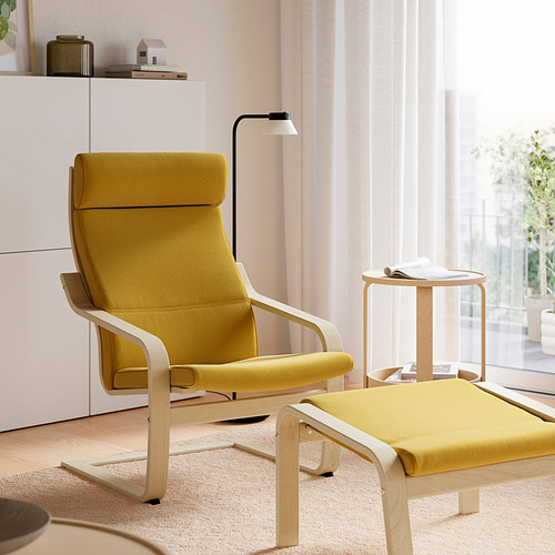 POÄNG, sillón y reposapiés. 2 de 8 abrir diálogo
