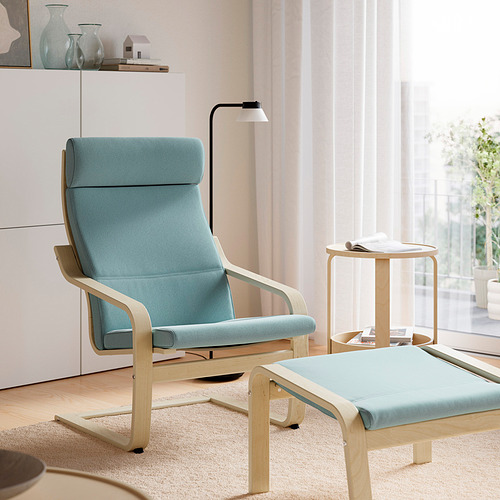 POÄNG, sillón y reposapiés. 2 de 8 abrir diálogo