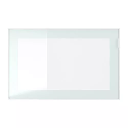 IKEA Santo Domingo - GLASSVIK glass door, White/light green frosted ...