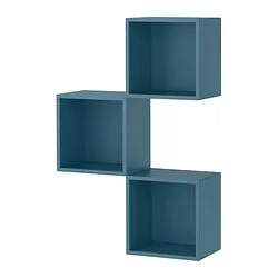 IKEA Santo Domingo - EKET wall-mounted cabinet combination, dark