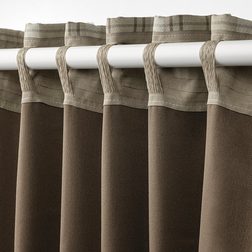 HÄGGVECKMAL, cortinas opacas, 1 par. 6 de 7 abrir diálogo