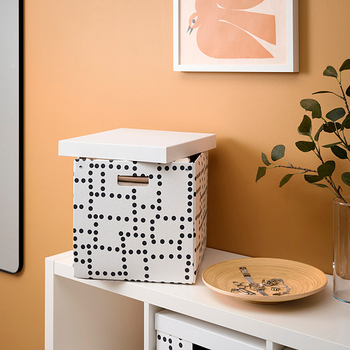 FJÄDERHARV, caja de almacenamiento+tapa. 2 de 7 abrir diálogo