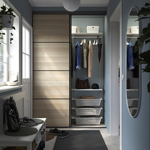 SKYTTA / BOAXEL, reach-in wardrobe with sliding door 6 of 6 open dialog