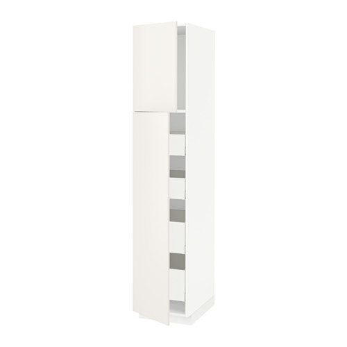 Mueble de cocina METOD blanco con acabado liso y diseño minimalista.