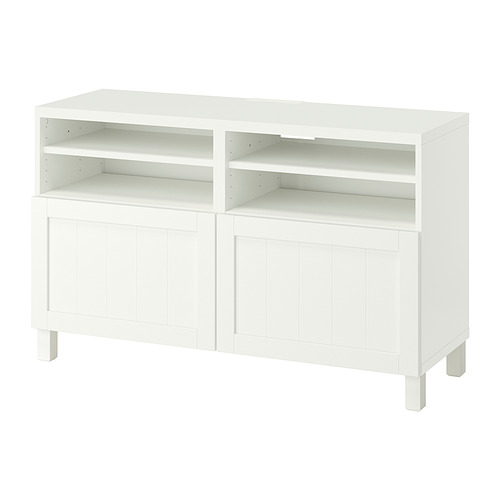 BESTÅ, TV bench with doors. 1 of 6 open dialog