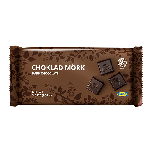 CHOKLAD MÖRK, dark chocolate bar. 1 of 2 open dialog
