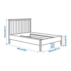 Ilustración de medidas - GULLABERG base de cama