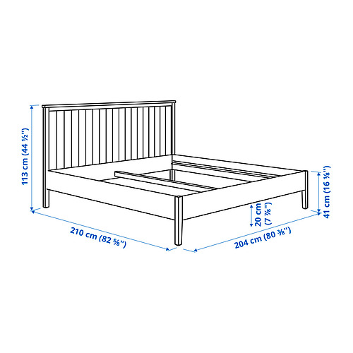 GULLABERG, base de cama. 7 de 7 abrir diálogo