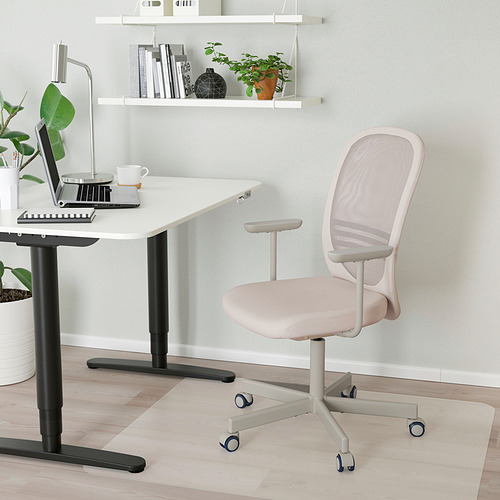 FLINTAN, office chair with armrests 5 of 9 open dialog