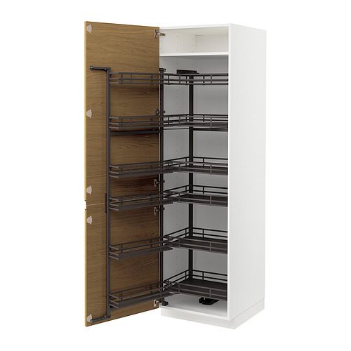 METOD, high cabinet with pull-out pantry. 1 of 3 open dialog