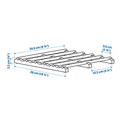 Measurement Illustration - VARIERA bottle rack