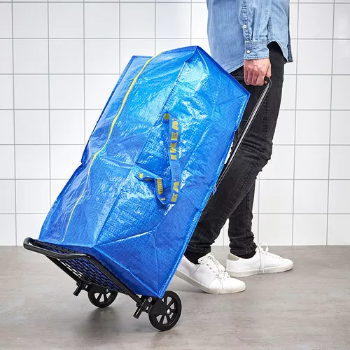 IKEA Mallorca - FRAKTA storage bag for cart, blue