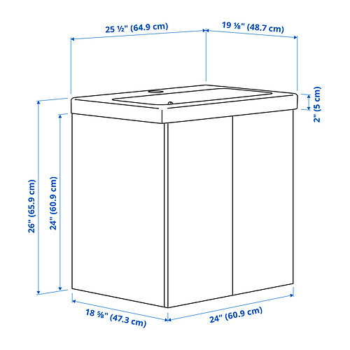 ENHET / TVÄLLEN, tocador de baño+puertas. 6 de 6 abrir diálogo