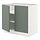 Select colour variation: white/Nickebo matt grey-green