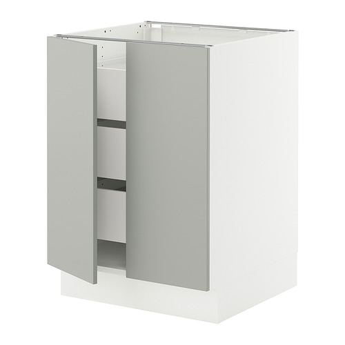 SEKTION / MAXIMERA, base cabinet w 2 doors/3 drawers 1 of 2 open dialog