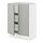 Selecciona variación de color: blanco/Havstorp gris claro