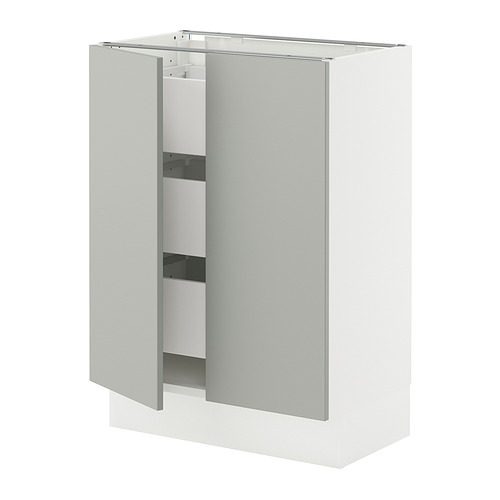 SEKTION / MAXIMERA, base cabinet w 2 doors/3 drawers 1 of 2 open dialog