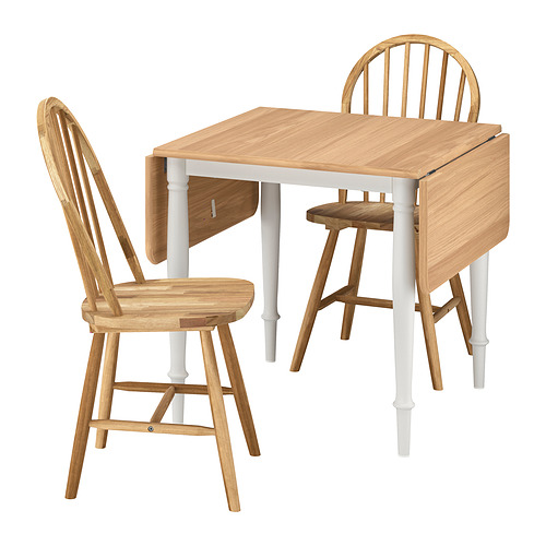 DANDERYD / SKOGSTA, drop-leaf table and 2 chairs 1 of 9 open dialog