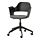 Select colour variation: Black stained ash veneer / Gunnared dark gray