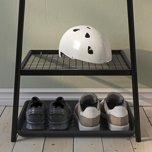 ÄLGANÄS, clothes rack with shoe storage 4 of 6 open dialog