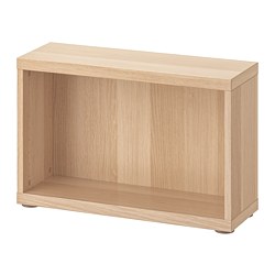 BESTÅ, estructura, Efecto de roble teñido en blanco