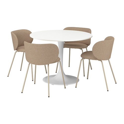 DOCKSTA / KRYLBO, table and 4 chairs 1 of 7 open dialog