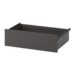 AURDAL, drawer, Dark gray