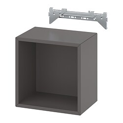 EKET, estantería de pared, Gris oscuro