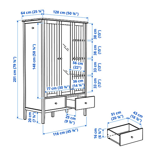 GULLABERG, armario. 7 de 7 open dialog