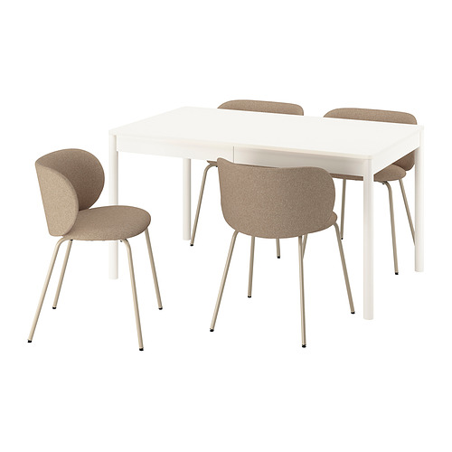 TONSTAD, table and 4 chairs. 1 of 8 open dialog