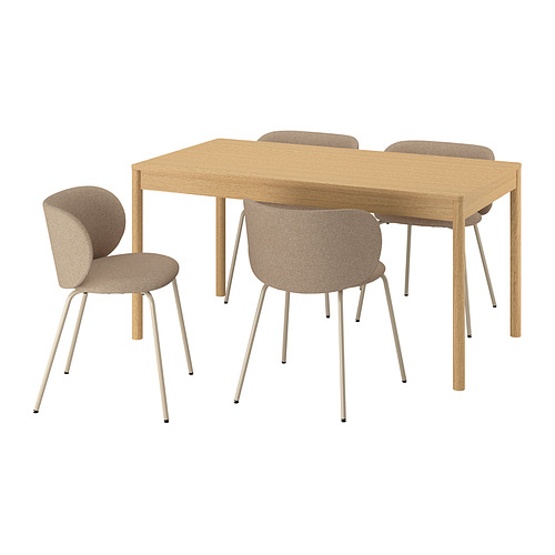 TONSTAD / KRYLBO, table and 4 chairs. 1 of 7 open dialog